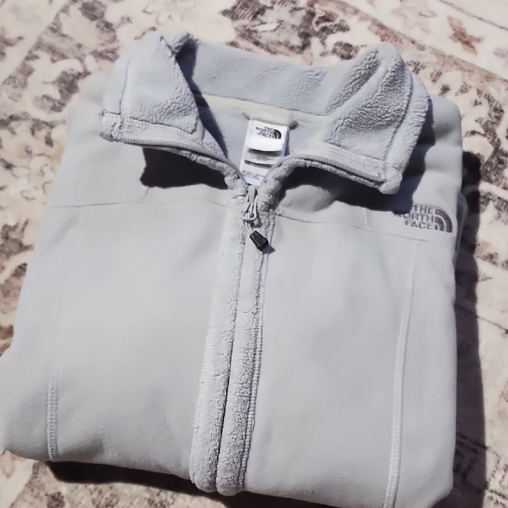 THE NORTH FACE | Morningside Women's Light Gray Cozy Fitted Fleece Jacket‎ | M